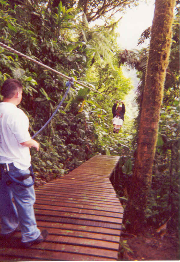 Andy about to land