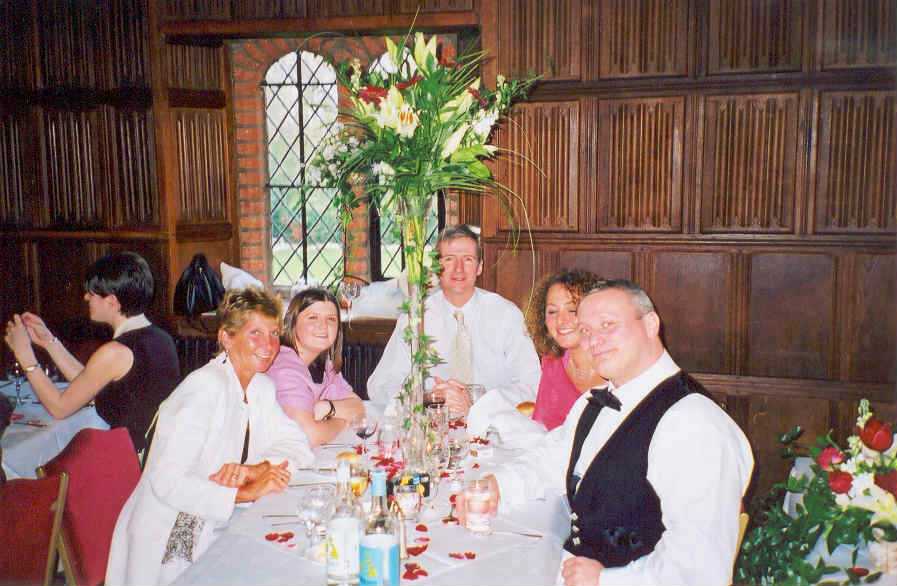 Dinner at the reception