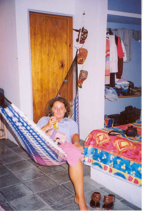 Andy in a hammock