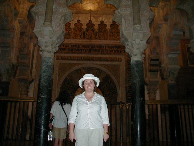 Andy in the Mezquita