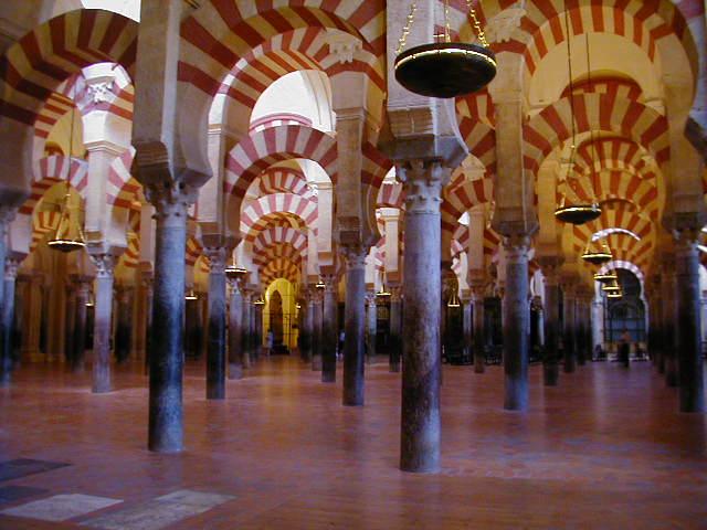 Pillars in the Mezquita