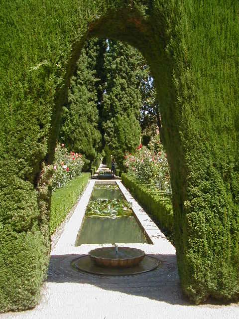 arch in the Generalife