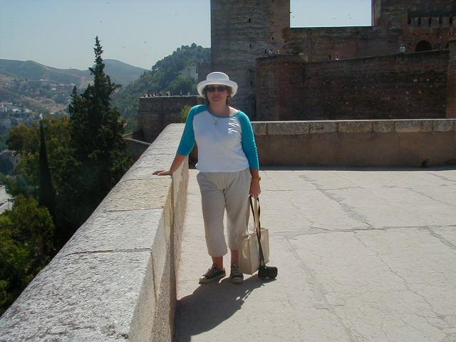 Andy in the Alcazaba