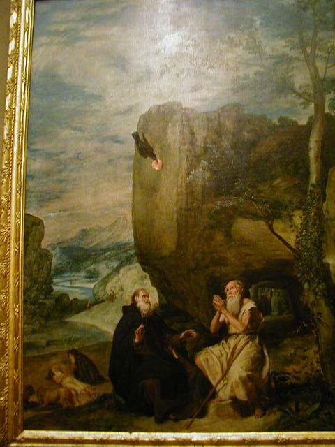 painting in the Prado