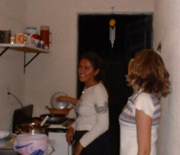 Lilian cooking